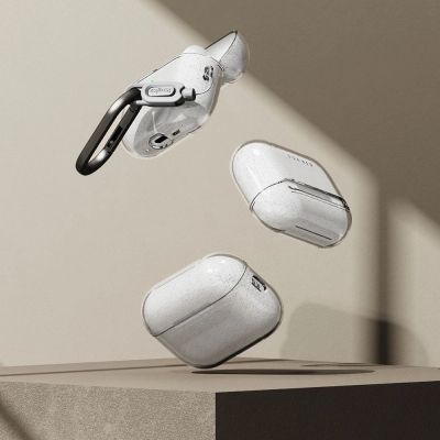 4. Ringke Air Case für AirPods Pro 3 – Transparenter Glitzer