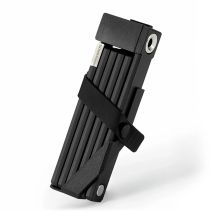 Rockbros 32140003001 Faltbares Fahrradschloss mit Schlüssel und Griff, 88 cm – Schwarz