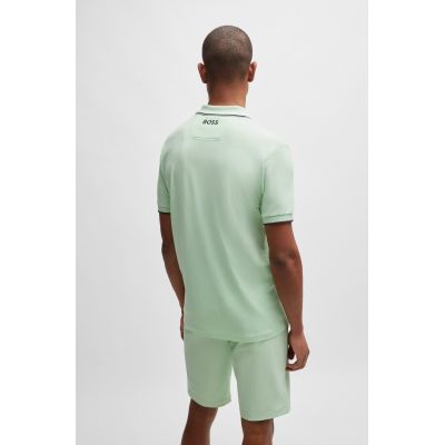 5. Boss Paddy Pro Open Green Herren Regular Fit Poloshirt (50469102-388)