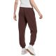 9. adidas Essentials French Terry-Hose mit Bündchen und kleinem Logo für Damen, Braun JX3864