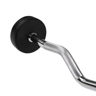 9. Gummierte Festhantel/Stange HMS GSL-10 10 kg