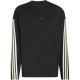 2. adidas Herren-Langarmshirt mit 3 Streifen, Schwarz, KF2427