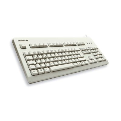 3. Tastatur CHERRY TAS G80-3000, kabelgebunden, DE-Layout, hellgrau, blaue Schalter