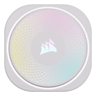 9. CORSAIR NAUTILUS 360 ARGB Weiß, 360-mm-Radiator, Flüssigkeits-CPU-Kühler