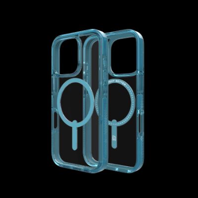 3. ZAGG Santa Cruz Snap MagSafe Hülle für iPhone 16 Pro – Blau