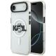 Karl Lagerfeld IML Choupette Sketch Logo MagSafe iPhone Air Hülle - Transparent