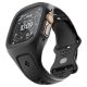 3. Spigen Liquid Air Pro Schutzhülle mit Armband + 9H-Hartglas für Apple Watch Ultra 49 mm – Schwarz