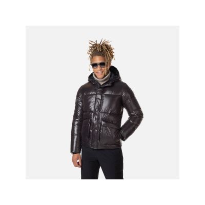 Rossignol Shiny Hoodie Parka Jkt Schwarz