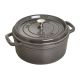 10. STAUB Runder Gusseisentopf 40500-246-0 3,8 l Graphit