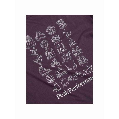 3. Peak Performance W Explore Graphic Tee Lila