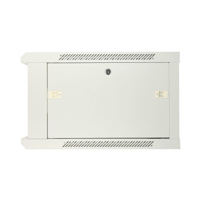 6. Extralink 6U 600x600 ASP Grauer Wandschrank, Tür aus massivem Blech