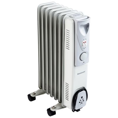 Ölradiator Ravanson OH-07 (1500 W; 7 Rippen; Farbe Grau)