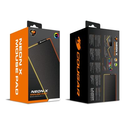 5. COUGAR CGR-NEON-X Gaming-Mauspad Schwarz