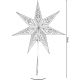 6. DEKORATIVE STEHLEUCHTE STERN 65 CM E14 WEISS