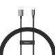 Baseus Superior Series SUPERVOOC USB-A auf USB-C Kabel 65W 1m Schwarz