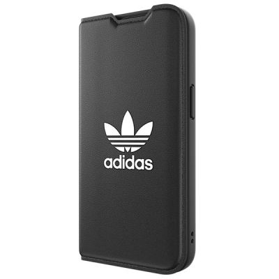 3. Adidas OR Booklet Case BASIC iPhone 14 6,1" schwarz/schwarz weiß 50181