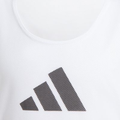7. adidas Training BIB 24 Junior-Markierungsleibchen für Kinder, weiß JF3246