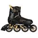 4. NA22151 ARMOUR Rollschuhe, schwarz und gold, Größe 41, Nils Extreme