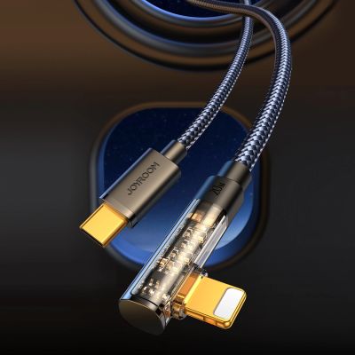 15. Joyroom Gaming-Kabel S-CL020A6 Lightning (gewinkelt) / USB-C (gerade) 20 W 1,2 m – schwarz