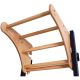 7. Turn-Wandbarren aus Holz und Metall mit 6 Griffen und Holzbank K 711B