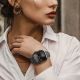 9. AmazingThing Class Band Lederarmband für Apple Watch 45 / 46 / 49 mm - Grau