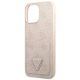 6. Guess 4G Triangle Logo Cardslot-Hülle für iPhone 13 Pro Max – Rosa