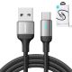 9. Joyroom Extraordinary Series A10 USB-A/USB-C 3A-Kabel 1,2 m – Schwarz