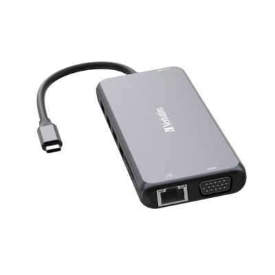2. Verbatim CMH-14 USB Typ-C Adapter 5000 Mbit/s Silber
