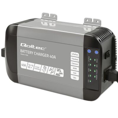 6. Intelligentes professionelles Monolith-Ladegerät für LiFePO4-, AGM-, GEL- und SLA-Batterien (40 A, 12 V)