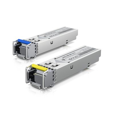 2. Ubiquiti 1 Gbit/s Bidirektionales Singlemode-Optikmodul 2er-Pack SFP-Einsatz