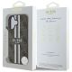 16. Guess 4G Printed Stripes MagSafe-Hülle für iPhone 16 – braun