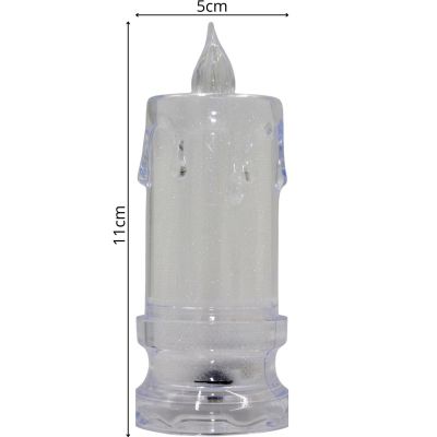 4. Dekorative LED-Kerze 5x11cm