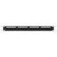 3. LANBERG Patchpanel, 24 Ports, 1 HE, 19" CAT.6A UTP, Schwarz, PPUA-1024-B