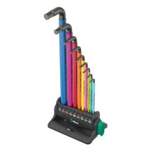 Satz 950/9 HEX-PLUS MULTICOLOUR 3 Inbusschlüssel 9CZR