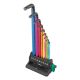Satz 950/9 HEX-PLUS MULTICOLOUR 3 Inbusschlüssel 9CZR