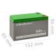 6. Qoltec 53031 Gel-Batterie