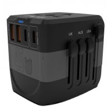 Inca IPW-45SA Universal-Netzsteckeradapter (schwarz)