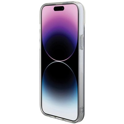 5. Guess IML Iridescent MagSafe Hülle für iPhone 15 Pro – Schwarz