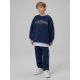 Lockerer Jungen-Sweatshirt ohne Kapuze 4F 4FJRSS26TSWSM2635-31S