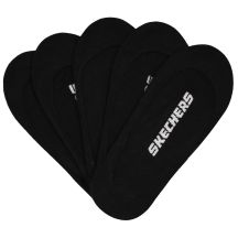 Skechers 5er-Pack Damensocken ohne Frottee S110703-BLK Schwarz 36-40