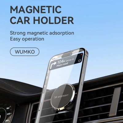 6. Wozinsky WUMKO Magnetische Handyhalterung für Autolüftung, Schwarz