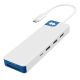 HYPER HD4102BUGL USB 3.2 Gen 1 (3.1 Gen 1) Typ-C 5000 Mbit/s Hubs und Hubs Blau, Weiß
