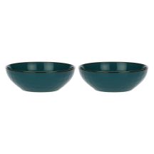 Set mit 2 Concerto Ottanio Salatschüsseln – Blaugrün, 26 cm