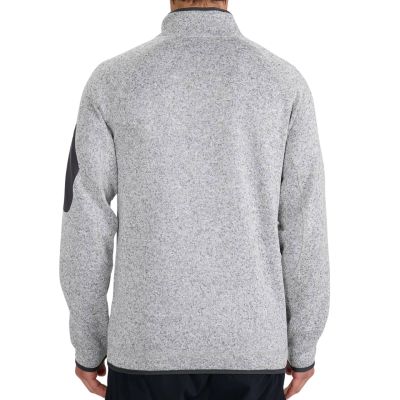 3. Herren-Fleece 4F M443, kühles Hellgrau-Melange 4FWSS26TFLEM443, Größe 27M