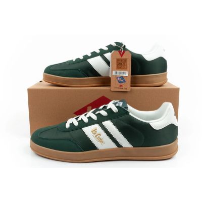 10. Lee Cooper Herren-Sneaker, modisch, bequem, strapazierfähig, grün