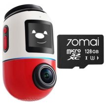 70mai X800 Dashcam 4K Omni RED Videorekorder + 70mai 128GB Speicherkarte