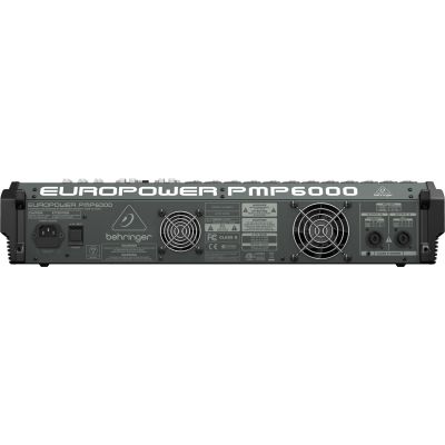 2. Behringer PMP6000 Audiomixer, 20 Kanäle, 10–200.000 Hz, Schwarz