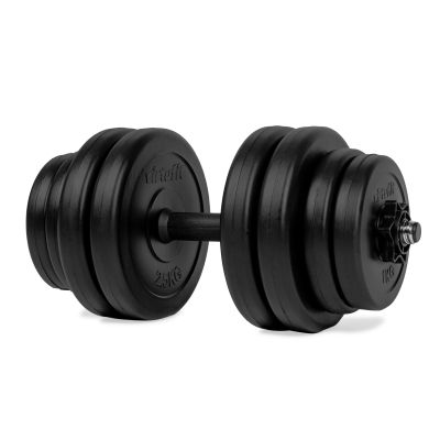 10. VIRTUFIT VERSTELLBARE HANTEL - VINYL - 15 KG