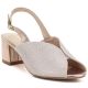 Sergio Leone SK471 goldene Damen-Sandalen mit hohem Absatz
