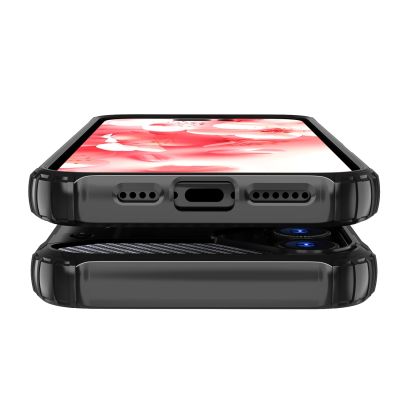 9. Hybrid Armor Panzerhülle für iPhone 16 Plus – Schwarz